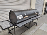 Moss Grills Tailgate Double Barrel Custom BBQ Grill / Charcoal - 205