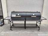 Moss Grills Tailgate Double Barrel Custom BBQ Grill / Charcoal - 205