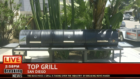 Moss Grills Triple Barrel Custom BBQ Grill - 301
