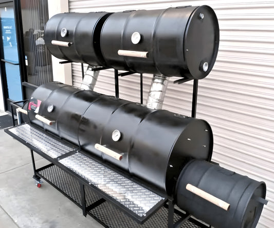 Moss Grills Commercial King of King’s Grill / 4 Barrel Smoker - 601