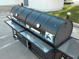 Moss Grills Queen Quad Custom Barrel Grill & Smoker - 401