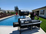 Moss Grills The American Queen Grill Smoker / Rotisserie, Charcoal - 209