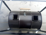 Moss Vertical Single Barrel Smoker - with Lower Firebox -108