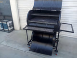 Moss Vertical Single Barrel Smoker - with Lower Firebox -108