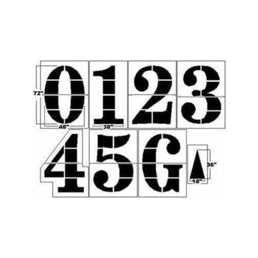 iDeal Newstripe NCAA Football Field Stencil Kit 1/8″ (125mil) Professional Grade - 10001724