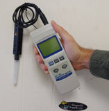 PCE 0 - 30,000G Portable AC DC EMF Detector & Magnetometer Gauss Magnetic Field Meter - PCE-MFM 3000