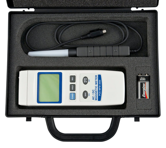 PCE 0 - 30,000G Portable AC DC EMF Detector & Magnetometer Gauss Magnetic Field Meter - PCE-MFM 3000