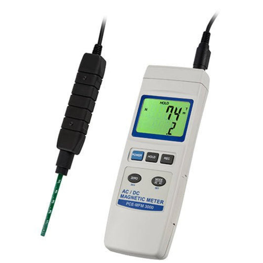 PCE 0 - 30,000G Portable AC DC EMF Detector & Magnetometer Gauss Magnetic Field Meter - PCE-MFM 3000
