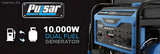Pulsar PG10000B16- 10,000W Dual Fuel Portable Generator with Switch & Go Capability - PowerGen USA