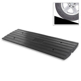 Pyle Car/Truck Rubber Curbside Driveway Ramp Threshold Bridge Track (4 Pack) - 221456