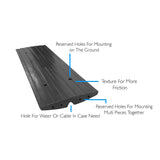 Pyle PCRBDR23 Car/Truck Curbside Driveway Ramp Threshold Bridge Track (6 Pack) - 218445
