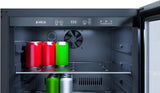 Elica -  Single Door, Single Zone, Beverage Center, 23 7/16" W x 22 7/16" D x 33-34" H, 4.8 cu/ft   - Undercounter Refrigerator-EBS51SS1