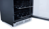 Elica -  Single Door, Single Zone, Beverage Center, 23 7/16" W x 22 7/16" D x 33-34" H, 4.8 cu/ft   - Undercounter Refrigerator-EBS51SS1