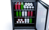 Elica -  Single Door, Single Zone, Beverage Center, 23 7/16" W x 22 7/16" D x 33-34" H, 4.8 cu/ft   - Undercounter Refrigerator-EBS51SS1