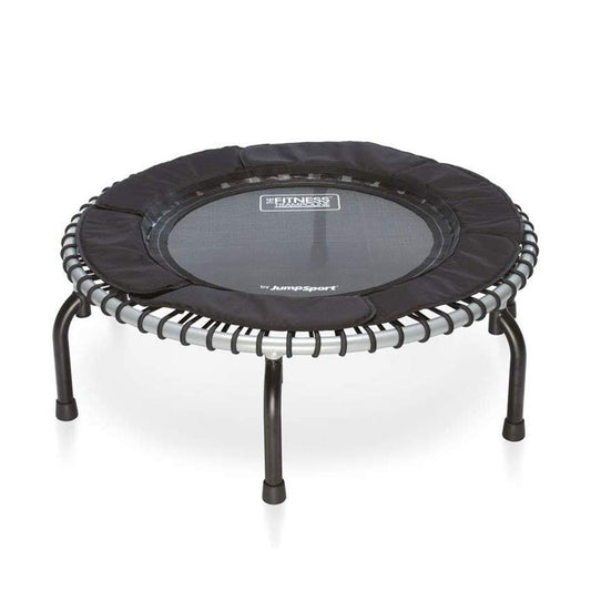 JumpSport 370 Indoor Lightweight 39-Inch Heavy Duty Fitness Trampoline, Black - 250169