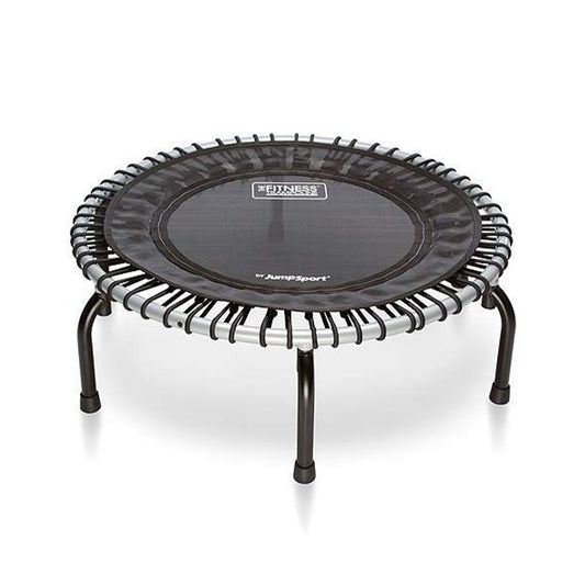 JumpSport 350 Indoor 39-Inch Mini Trampoline and Handle Bar Accessory, Black - 250101