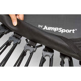 JumpSport 350 Indoor 39-Inch Mini Trampoline and Handle Bar Accessory, Black - 250101