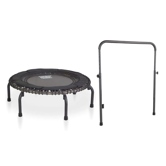 JumpSport 370 PRO Indoor Heavy Duty 39-Inch Trampoline with Handle Bar Accessory - 250176