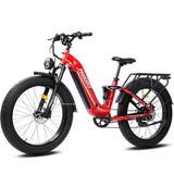 FREESKY Wildcat Pro A-340 1000 w Ready to Ride Step Thru Ebike 4 Electric Fat Tire Mountain eBike - FREES|MOUNT|BLUE|0597
