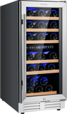 Costway Wine Cooler with Temperature Memory Dual Zone 30-Bottle Capacity New - FP10125US-SL