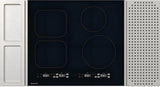 Sharp - 24 in. Induction Cooktop with Side Accessories - SCH2443GB