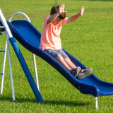 XDP Recreation All Star Playground Outdoor Swing Set, Rider, Super Disc & Slide - 125405