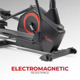 iDeal Sunny Health & Fitness Smart Premium Extra Long Stride Length Programmable Electro-Magnetic Elliptical - SF-E3889SMART