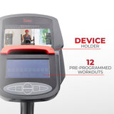 iDeal Sunny Health & Fitness Smart Premium Extra Long Stride Length Programmable Electro-Magnetic Elliptical - SF-E3889SMART