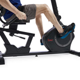 iDeal Sunny Health & Fitness Smart Magnetic Heavy Duty Recumbent Bike with 350LB Weight Capacity - SF-RB424002