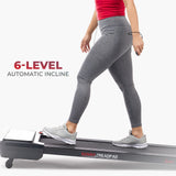 iDeal Pacer Auto Incline Under Desk Walking Pad Smart Treadmill - SF-T722069