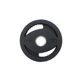 TKO 255 Lb. Rubber Olympic Weight Plate Set with Weight Storage Tree 6210 - 803OR