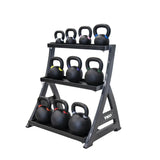 TKO 3 Tier Kettlebell Rack 856KR with Full Kettlebell Set - S856-KBV5-50