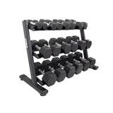 TKO Strength 3-Tier Rail Dumbbell Rack - 6230-B