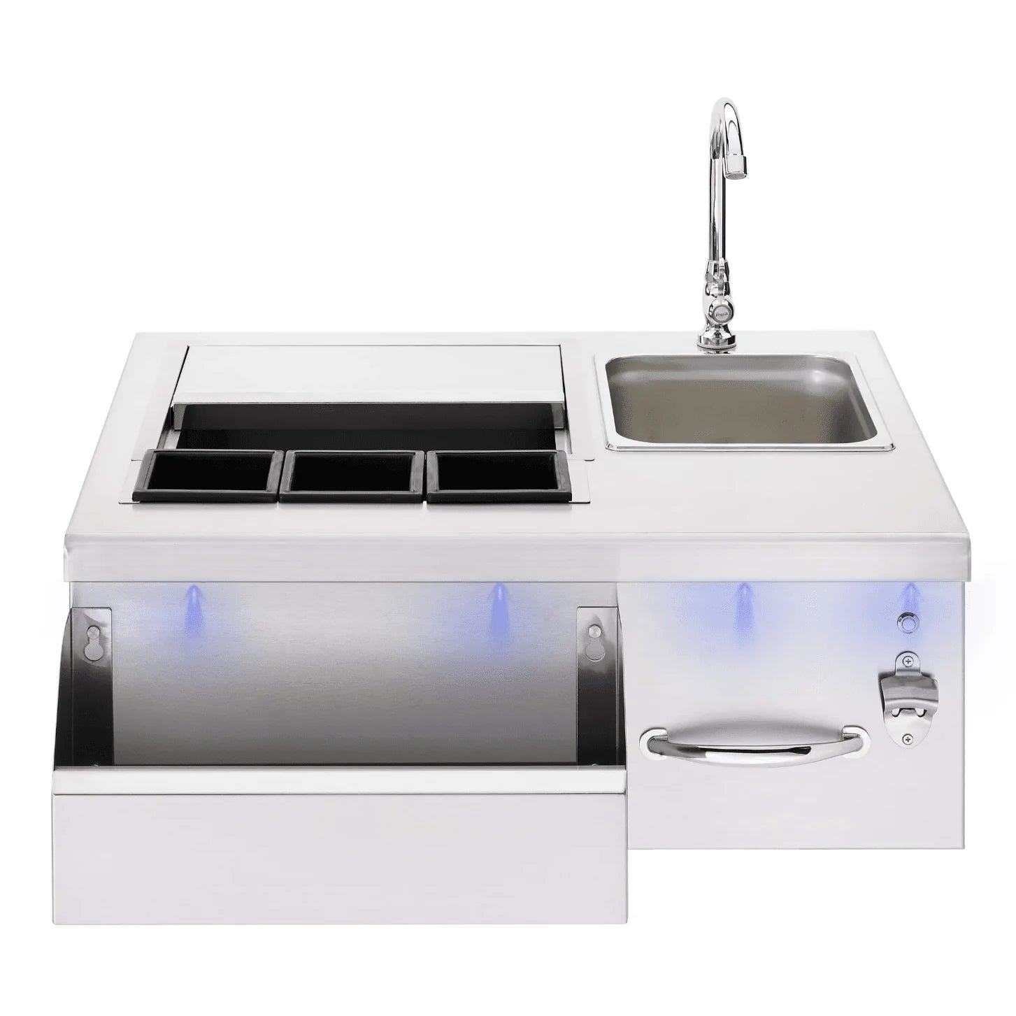 TrueFlame 30 Lighted Beverage & Prep Station - TF-BC-30L