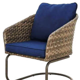 Four Seasons Courtyard Rockland Spring Motion Dining Chairs, Brown, Set of 2 - 396103