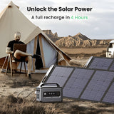 Ugreen 2400W Portable Power Station, 2048Wh, 2x 200W Solar Panels