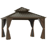 Outsunny 12x12 Hardtop Gazebo - 84C-204V03