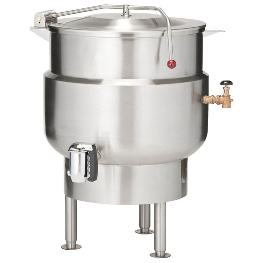 Vulcan K40DL 40-Gallon Stationary Direct Steam 2/3 Jacketed Kettle - K40DL
