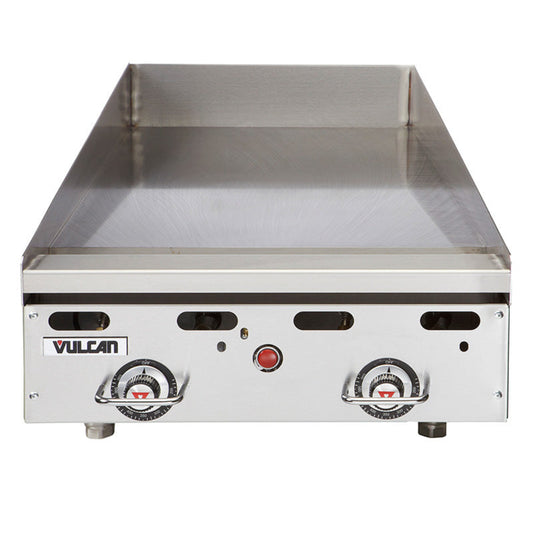 Vulcan MSA24 24" Natural Gas Griddle with Snap Action Thermostatic Control - 54,000 BTU - MSA24